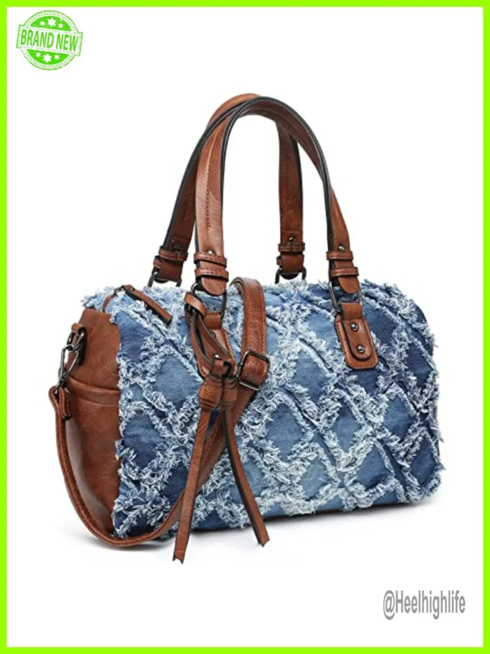 Soft Vegan Leather Large Hobo Tote Satchel Handbag with Shoulder Strap